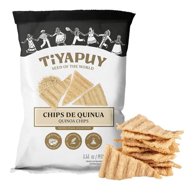 Chips de Quinua Natural (40 g) - Tiyapuy Perú