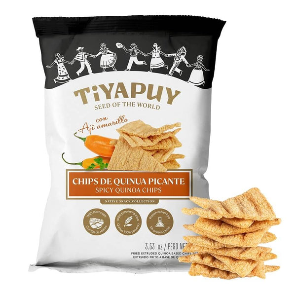 Chips de Quinua Picantes (100 g) - Tiyapuy Perú